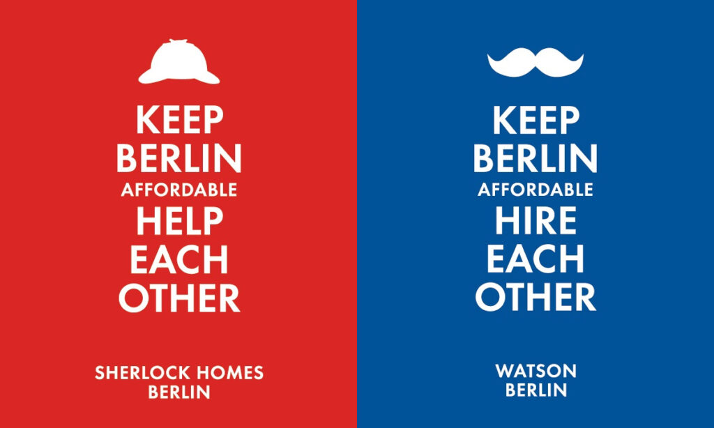 Mit Sherlock Homes und Watson Berlin fing damals alles an…